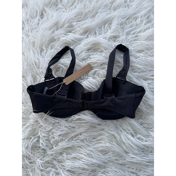Skims Strapless Underwire Bikini Top Onyx Size XS - Image 7