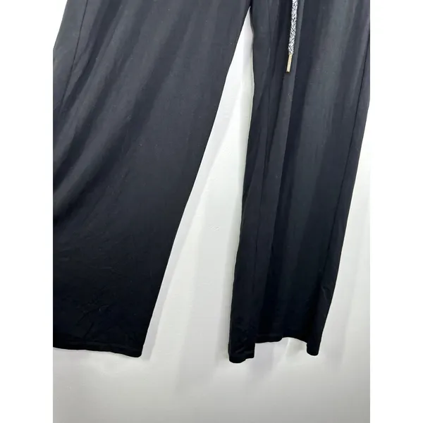 Heartloom Black Drawstring Waist Straight Lounge Pants Women's Size X-Small XS‎ - Image 3