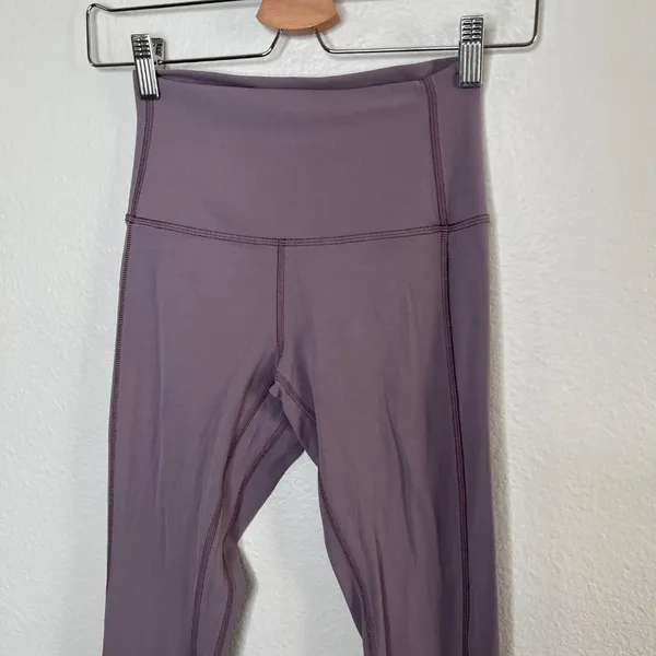 Lululemon Ahtletica Purple Align 25" High-Rise Yoga Leggings Size 4 lw5ca5s - Image 3