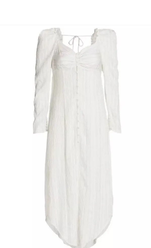 NWT FREE PEOPLE ButtonDown LUNA Maxi Top Size XS - Image 12