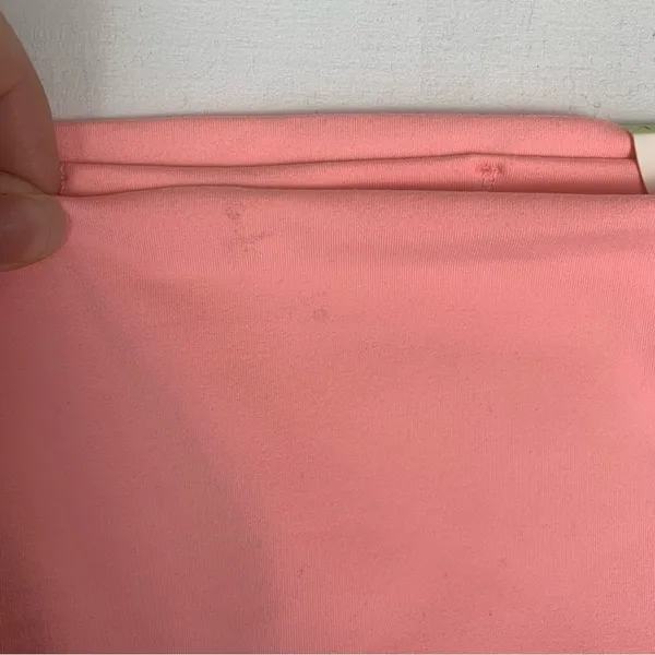 Aerie women's large hugger leggings in pink new coral athletic high rise gym wor - Image 9