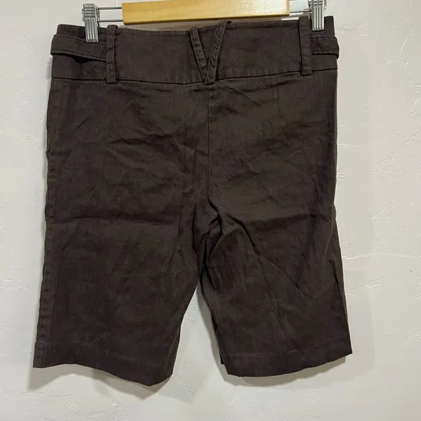 Bebe brown linen shorts - Image 3