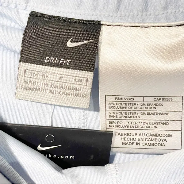 Nike Vintage Size Small Light Blue Pull on Skort Skirt Shorts NEW Athletic‎ - Image 4