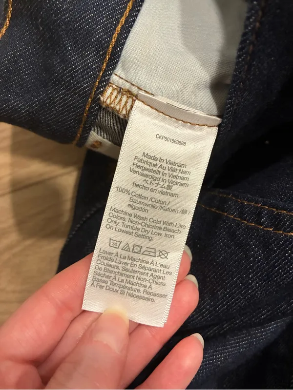 NWT Madewell Women’s Petite Vintage Flare Jean Rinse Wash Rigid Size 26P - Image 7