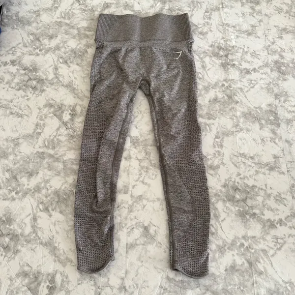 Gymshark Vital Rise Leggings Smokey Grey Marl - Image 2