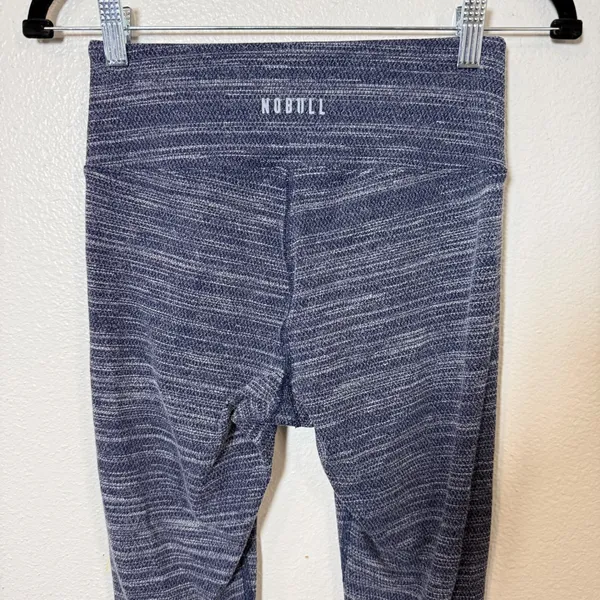 NOBULL‎ Heathered Blue Capris Athletic Leggings Womens Size Small - Image 5