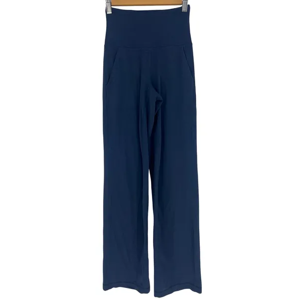 Lululemon Align High-Rise Wide-Leg Pant 31 True Navy Size 0 Nulu - Image 4