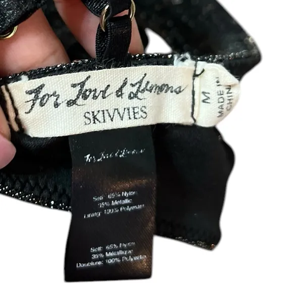 FOR LOVE & LEMONS Skivvies Glitter Bra - Image 7