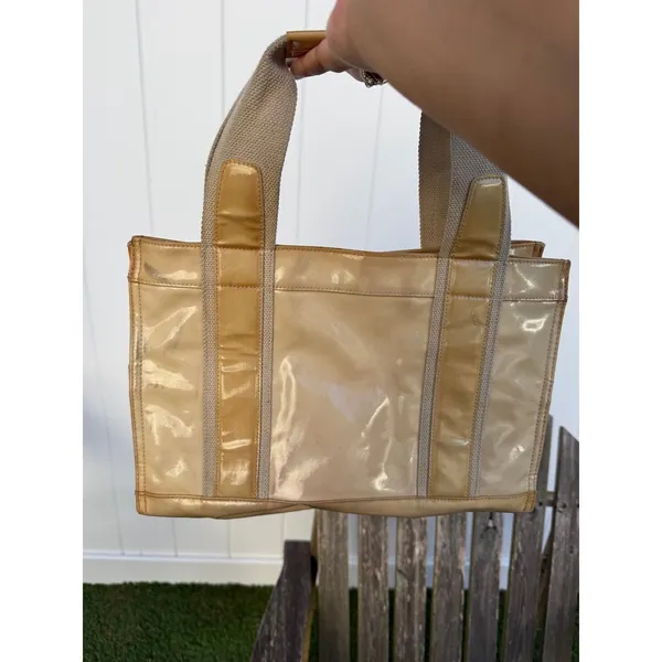 Tory Burch Coated Twill‎ Mini Tory Tote SEE PHOTOS. W - Image 4