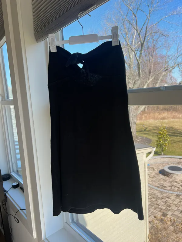 Newport News Black Mini Dress - Image 2