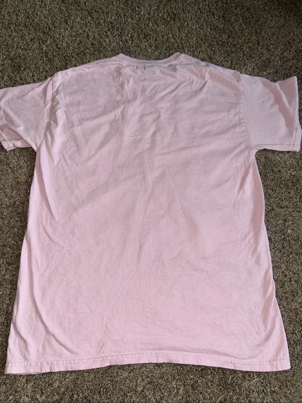 Gildan Light Pink Crewneck Gulf of America T/Shirt Sz Medium - Image 6