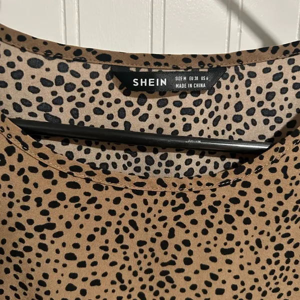 Shein Womens Animal Print / Polka Dot Shirt - Image 3