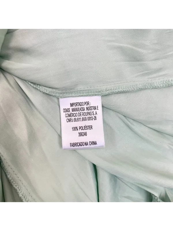 NWOT Farm Rio Tiered Ruffled Sleeveless V-neck Midi Dress Green Sz L - Image 14