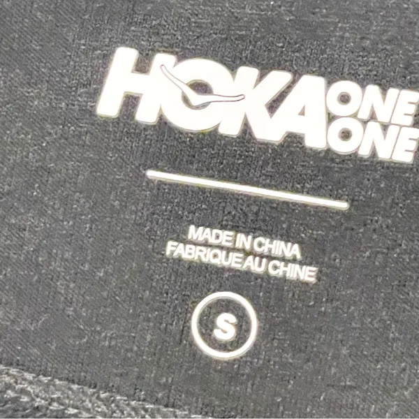 Hoka One One Size Small Black Crewneck Lifestyle Tee Short Sleeve NEW - Image 4