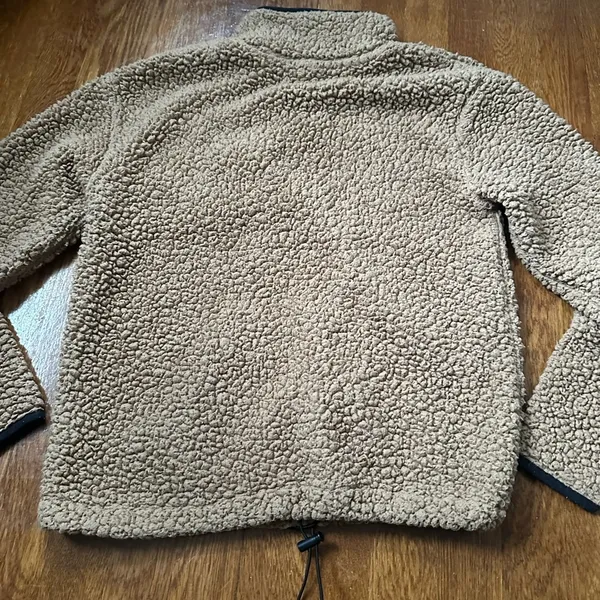 Fleece 1/4 zip Brown Size M - Image 3