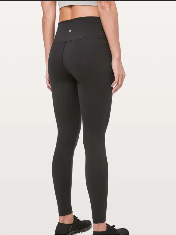 Lululemon Black Wunder Under High Rise Full On Luon 28” Inch Tights - Image 2