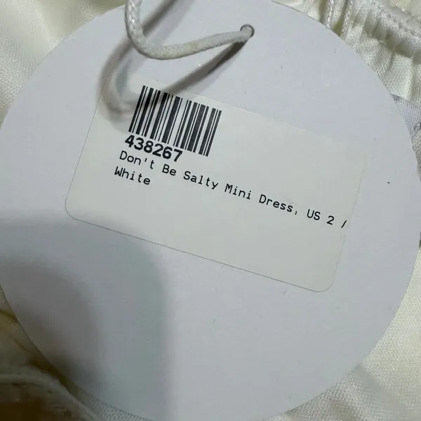 Princess Polly Don't Be Salty Mini Dress White Leopard Burnout Corset US 2 NEW - Image 7