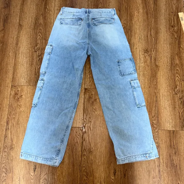 Denim Forum Aritzia The '90s Millie Hi-Rise Cargo Jeans Size‎ 29 Baggy Capsule - Image 11