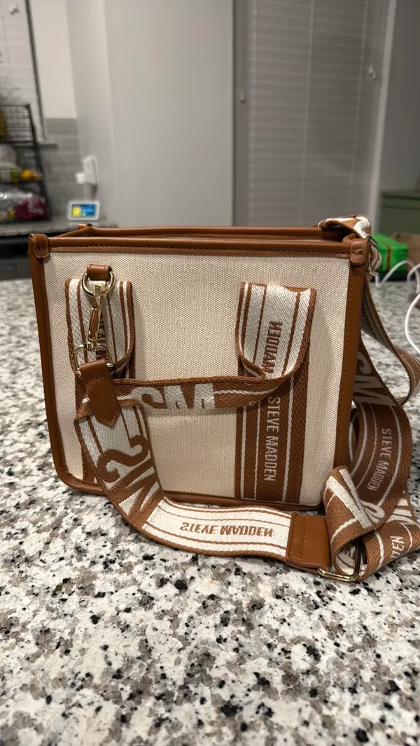 Steve Madden Purse Crossbody Brown - Image 3