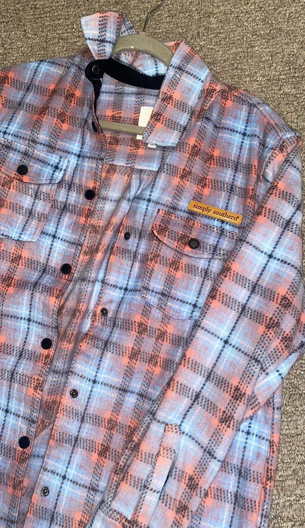 Simply Southern Plaid Shirt Jacket - Image 2