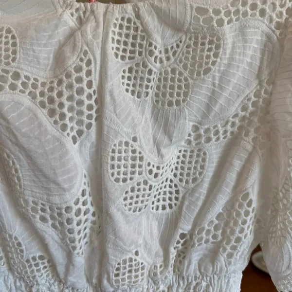BTB Los Angeles Becca White Eyelet Mini Dress XS NWT - Image 5