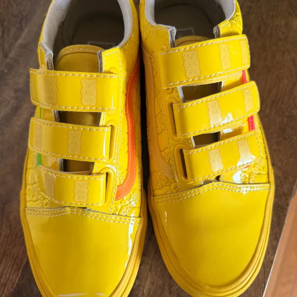 Vans x Haribo Old Skool‎ V Yellow Gummy Bear Sneakers Women 8.5 Men 7 Streetwear - Image 5