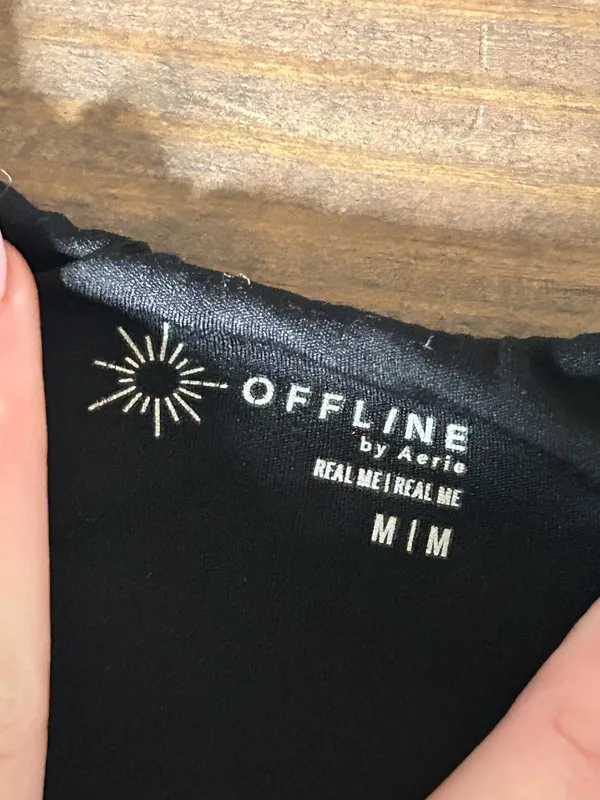 Offline by Aerie Real Me Black Jumpsuit medium - Image 4