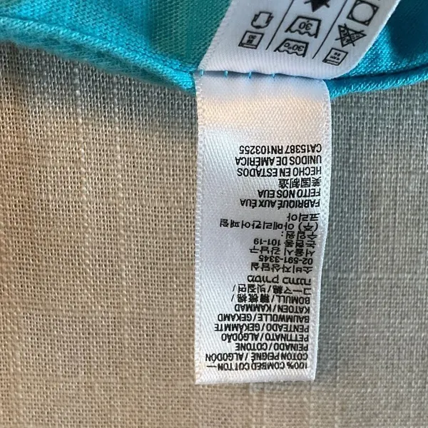 American Apparel Turquoise Graphic Tee - Image 4
