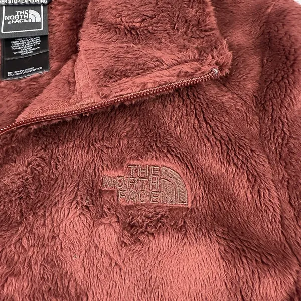 North Face Women's Osito Coat Jacket High Pile Teddy Fleece Size Small‎ Rust - Image 3