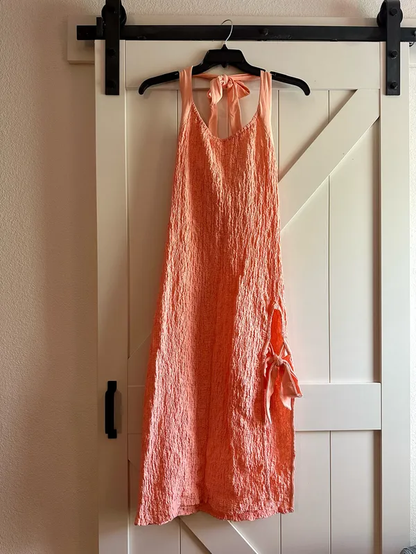 Free People Sea Foam Midi Dress - Image 3