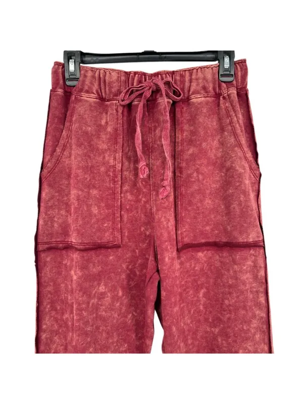 Oli & Hali Cabernet Tie Dye Jogger Sweatpants Casual Size Small Gorpcore Grunge - Image 2