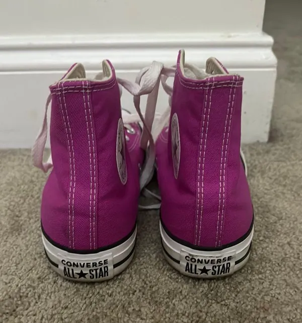 Converse Chuck Taylor All Star Canvas Pink Sneakers - Image 4