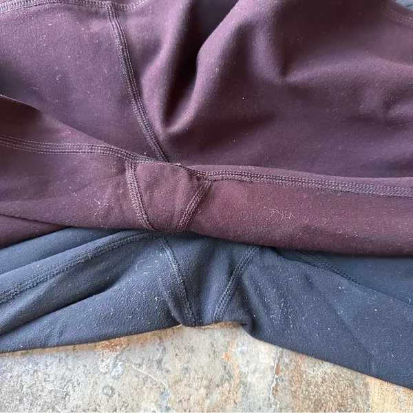New Balance Dry Leggings Bundle Women's Size Medium Black and Maroon - Image 10