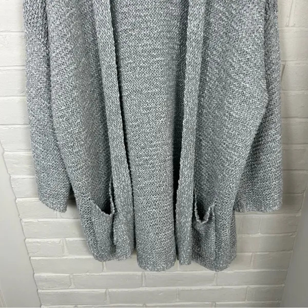 Aerie Grey Chunky Open Knit Oversized Cardigan Sweater Size XS/S - Image 2