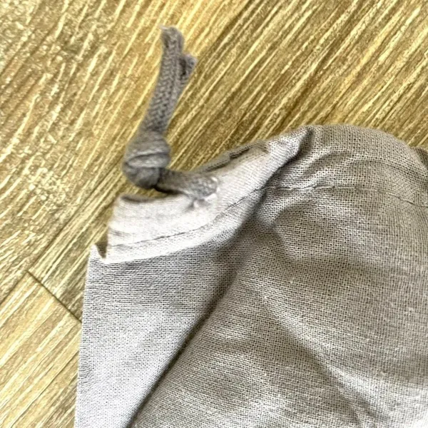 Miu miu small grey drawstring dust bag - Image 5