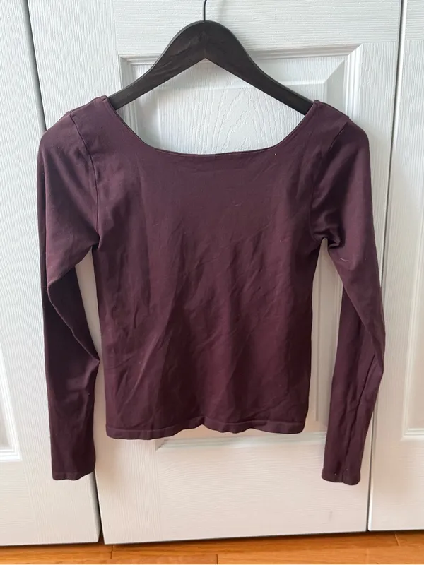 Free People Intimately Clean Lines Long Sleeve in Purple - Image 3