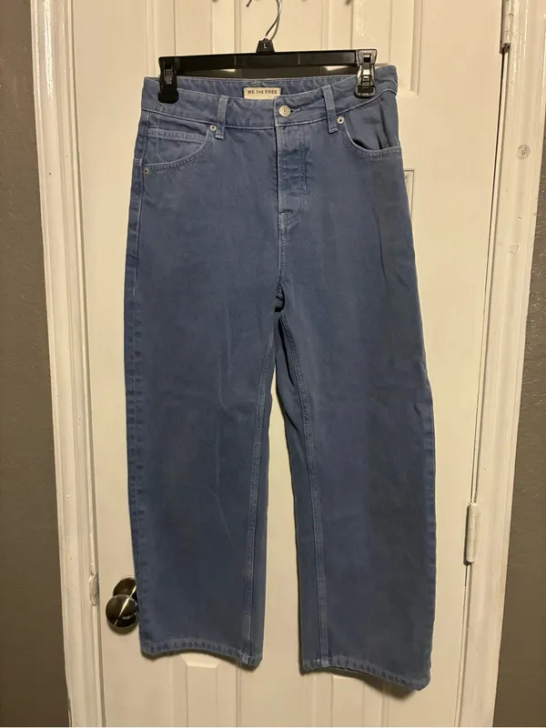 Free People We The Free Ocean Deep Trance Dropped Barrel Boyfriend Jeans 24 - Image 3