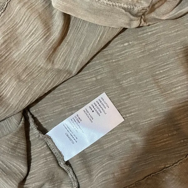PILCRO BY ANTHROPOLOGIE Ruffle Open Back Long Sleeve Tee - Moss - Image 7