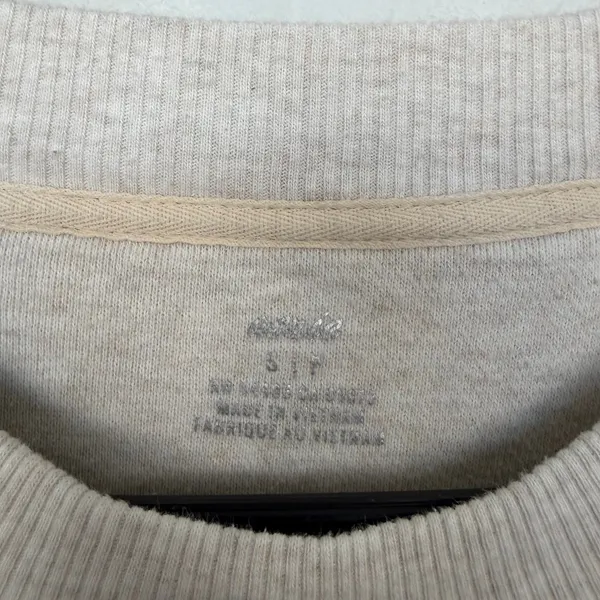 Aerie Camo Crewneck Sweatshirt Drop Shoulder Side‎ Slit Casual Size Small - Image 3