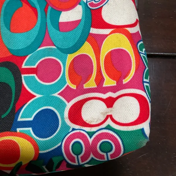 Coach Poppy Pop C‎ Glam Graffiti Crossbody Multi Colors - Image 10