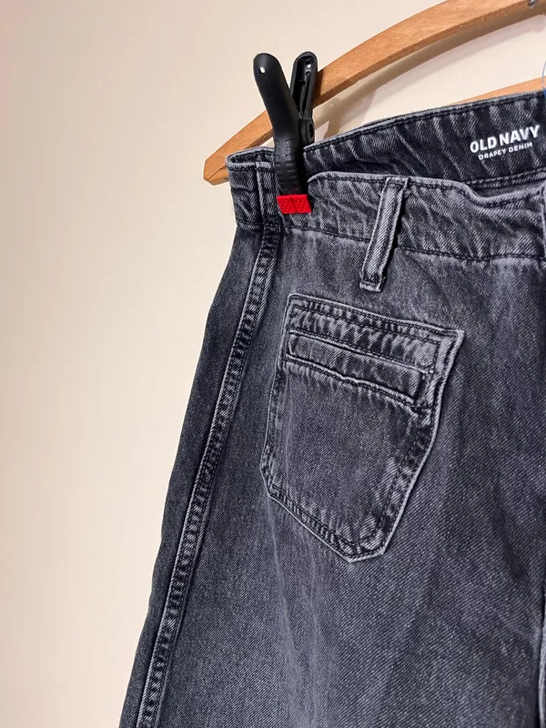 Black Old Navy Barrel Jeans  - Image 2
