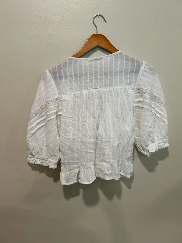 American Eagle Cottage core prairie crop top - Image 5