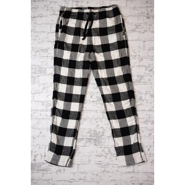 Hollister Sleep Womens Medium Black White Buffalo‎ Check Pajama Pants Relaxed - Image 2