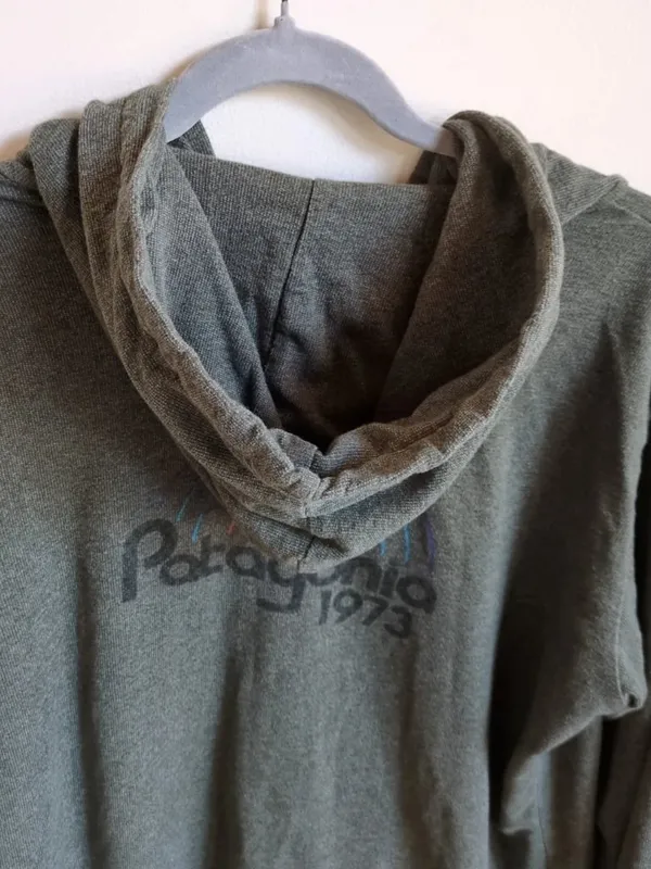 Patagonia 1973 Womens XL Gray Full Zip Hoodie Common Threads Partnership - Image 8