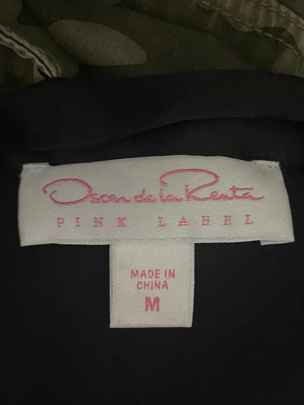 Oscar de la Renta Pink Label Satin Long Kimono Robe lingerie moody Romantic Goth - Image 2