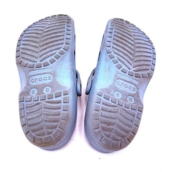 Crocs Light Blue Classic Clogs Sandals Size Men's 6 Women's 8 - Image 7