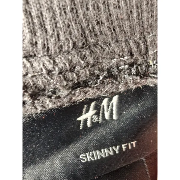 Womens H&M Cargo Jogger Pants Black XS - Image 5