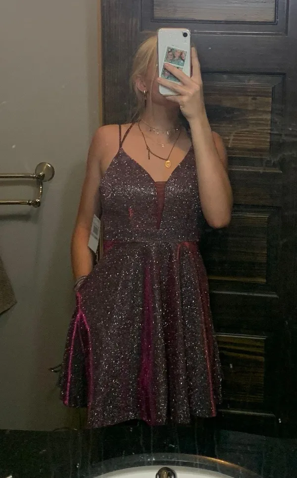 Sequin Hearts Homecoming / Semi-formal Dress - Image 3
