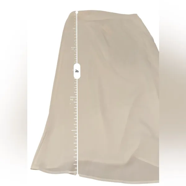 Anthropologie‎ Sunday in Brooklyn White Sheer Side Slit Maxi Skirt Sz XS NEW - Image 9