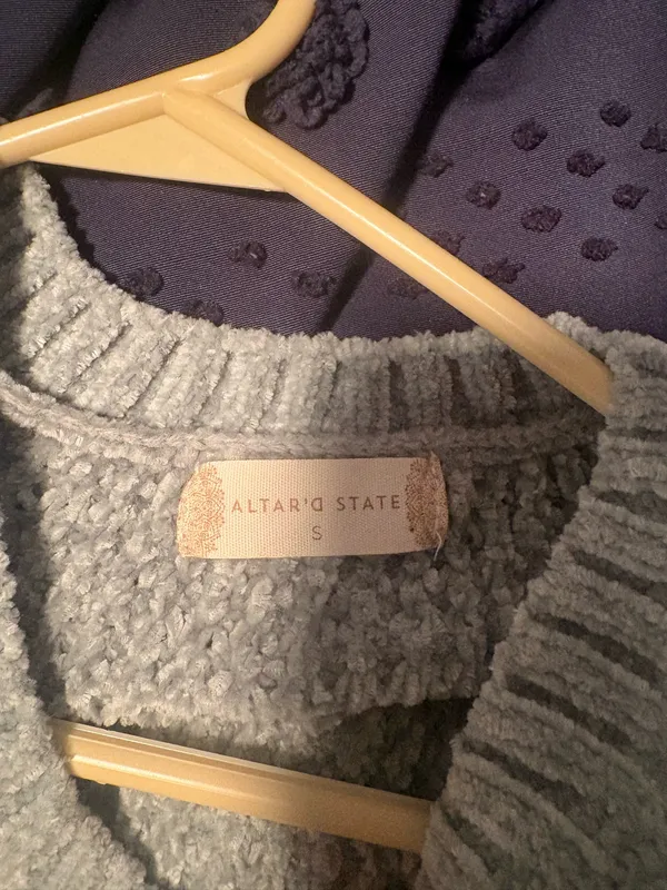 Altar'd State Sage Green Sweater - Image 6